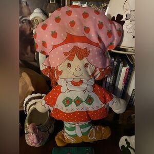 Strawberry Shortcake Cut and Sew Pillow from the 80-90s Vintage!